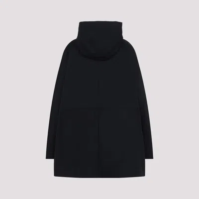 Moncler Relaxed Fit Hooded Jacket With Adjustable Drawstrings