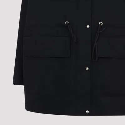 Moncler Relaxed Fit Hooded Jacket With Adjustable Drawstrings