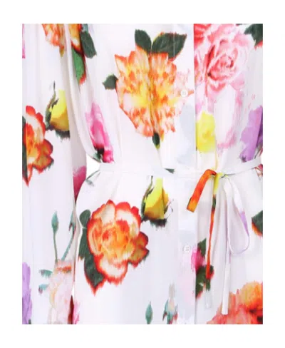 Msgm Viscose Shirt In White