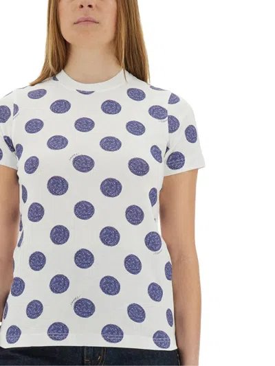 Moschino Organic Jersey T-shirt Biro Polka Dots