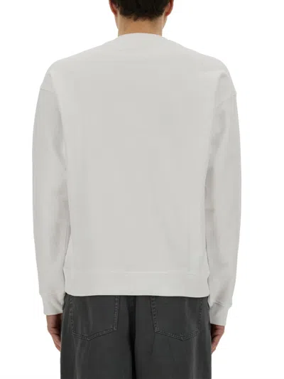 Moschino Morning Graphic Print Crew Neck Sweatshirt