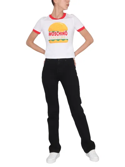 Moschino Graphic-print Cotton T-shirt