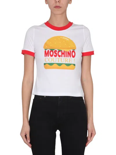 Moschino Graphic-print Cotton T-shirt