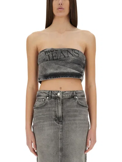 Moschino Jeans Denim Top