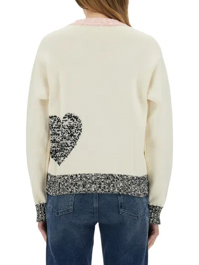 Moschino Jeans Mesh With Inlay Pattern