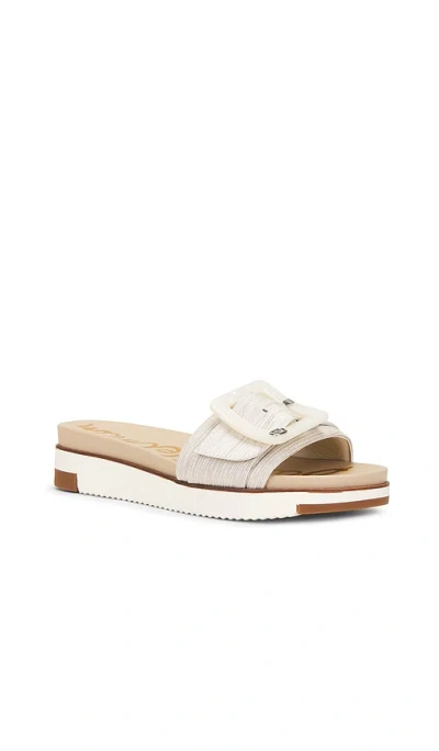 Sam Edelman Ariane Sandal In Metallic Silver