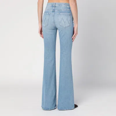 Mother Flared Jeans The Doozy Light Blue Washed