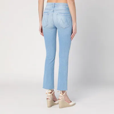 Mother Trumpet Jeans The Dodger Sneak Light Blue Washed
