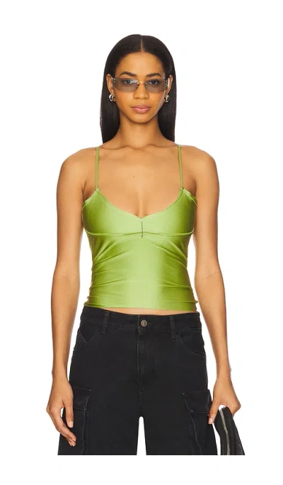Sami Miro Vintage Double Layer Tank Top In Green