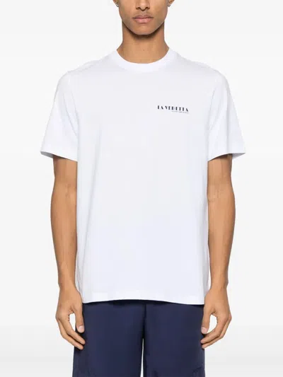 Msgm Graphic Print Crew Neck T-shirt
