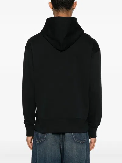 Msgm Relaxed Fit Cotton Hoodie Logo