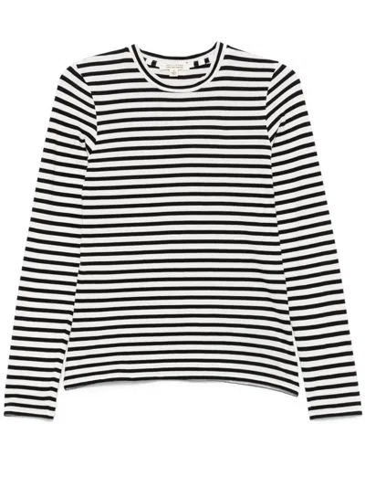 Nili Lotan Susana Striped Cotton Jersey T-shirt