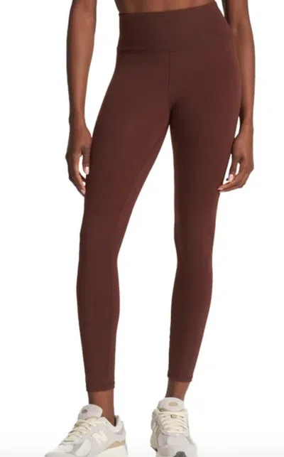 Vuori Rib Studio Leggings In Mulberry In Red