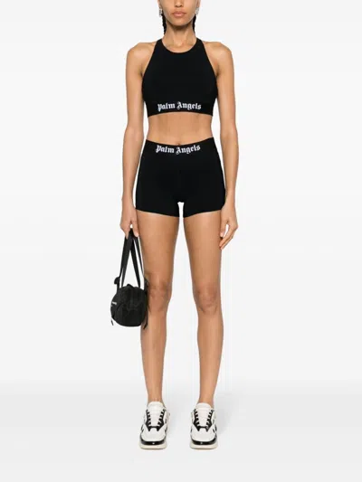 Shop Palm Angels Technical Fabric Crop Top