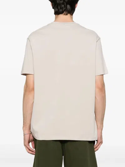 Paul & Shark Cotton Jersey T-shirt With Distressed Sharks Print Clothing