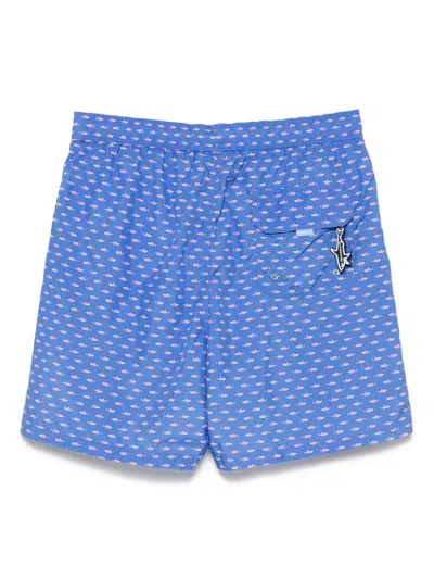 Paul & Shark Shark Print Swim Shorts Clothing