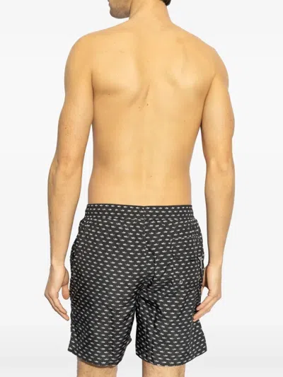 Paul & Shark Shark-print Swim Shorts