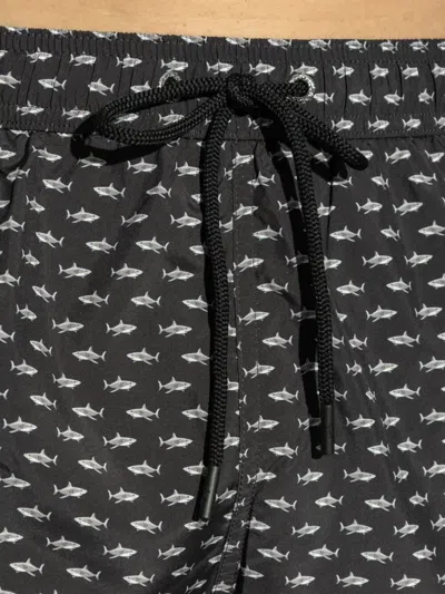 Paul & Shark Shark-print Swim Shorts
