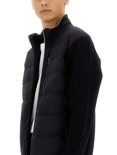 Paul Smith Hybrid Down Jacket In Black