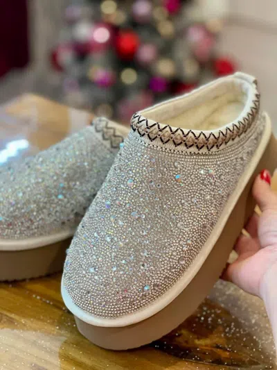 CORKYS FOOTWEAR DO NOT DISTURB RHINESTONE SLIDES IN RHINESTONE SLIDES 