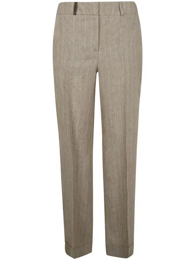 Peserico Pinstripe-pattern Trousers