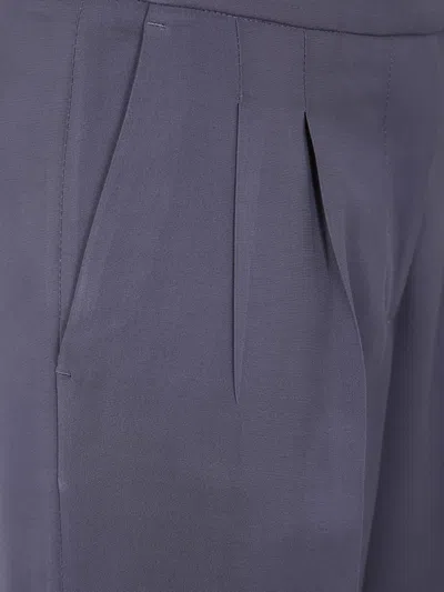 Peserico Viscose Cady Stretch Wide Leg Trousers