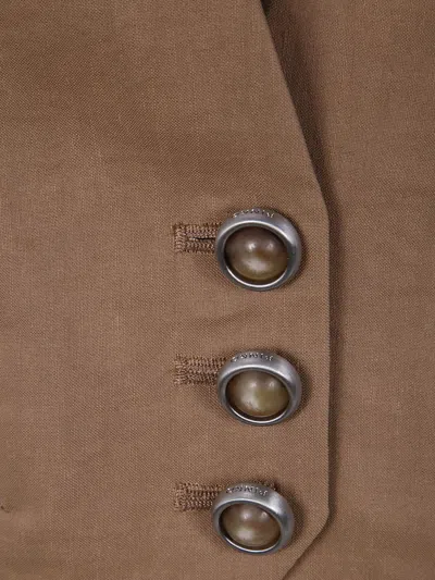 Pinko Brown 'cornacchia' Top