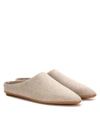 THE ROW Bea cashmere slippers
