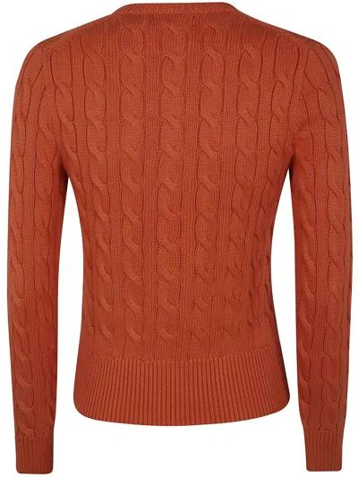 Polo Ralph Lauren Cable-knit Cotton Crewneck Cardigan