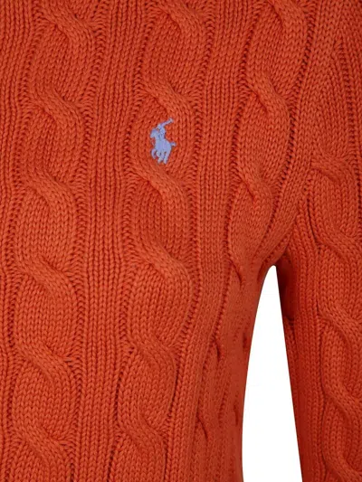 Polo Ralph Lauren Cable-knit Cotton Crewneck Cardigan