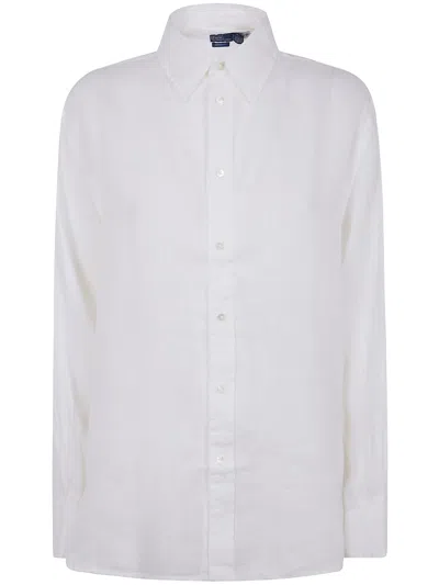 Shop Polo Ralph Lauren Ls Ligh St Long Sleeve Button Front Shirt