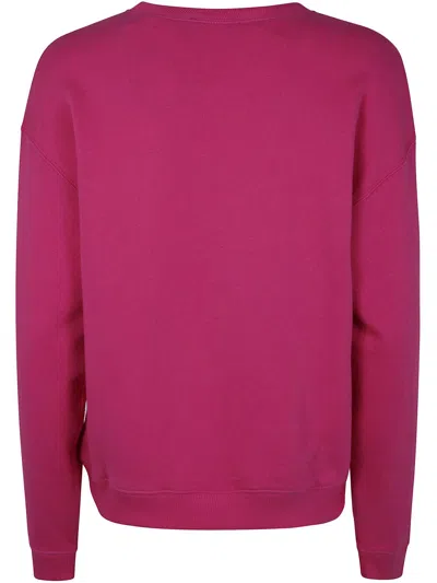 Polo Ralph Lauren Fuchsia Crewneck Sweatshirt With Logo
