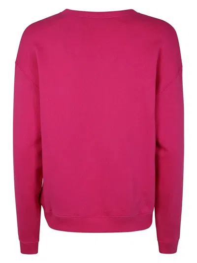 Polo Ralph Lauren Fuchsia Crewneck Sweatshirt With Logo