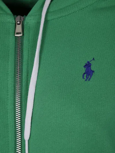 Polo Ralph Lauren Logo Embroidered Zipped Hoodie