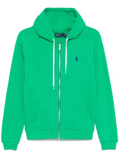 Polo Ralph Lauren Logo Embroidered Zipped Hoodie