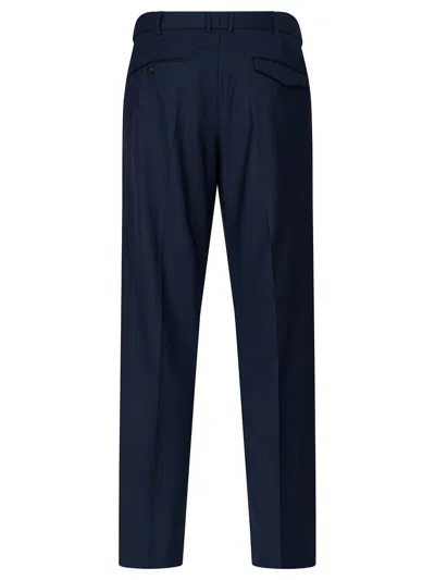 Pt01 Michael Wool Trousers In Blue
