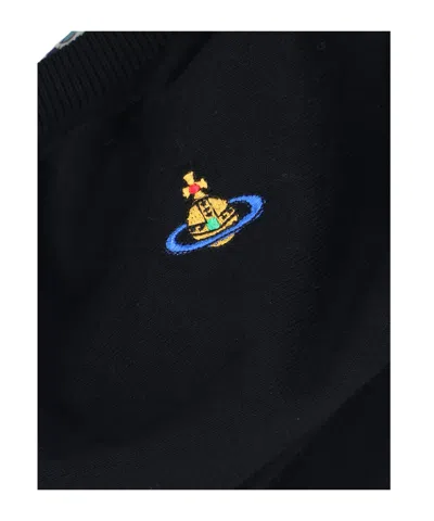 Vivienne Westwood Puff Sleeves Knitwear For A Chic Look In Black