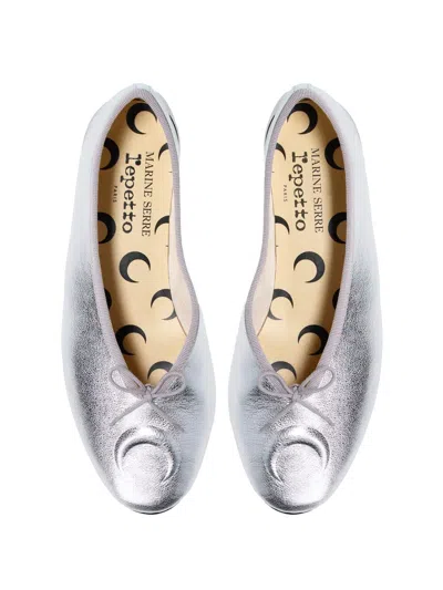Repetto X Marine Serre Lilouh Metallic Ballet Flats