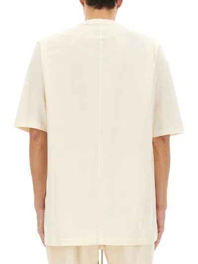 Rick Owens Relaxed Fit Graphic Print T-shirt With Nude Background