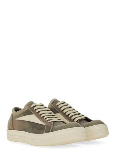 Rick Owens Hollywood Vintage Sneakers Dust And Milk