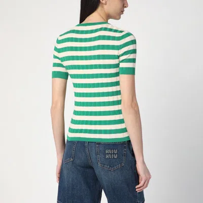Roberto Collina Striped Knit Top