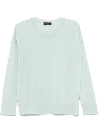 Roberto Collina Loose Fit Merino Wool Crewneck Jumper