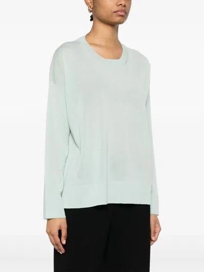 Roberto Collina Loose Fit Merino Wool Crewneck Jumper