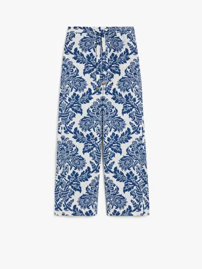 's Max Mara S Max Mara Merano Long Trouser Blue