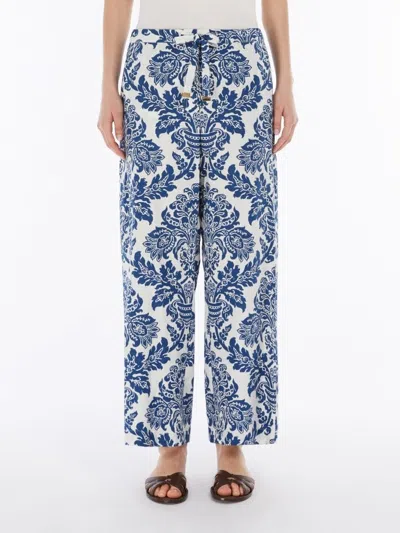 's Max Mara S Max Mara Merano Long Trouser Blue