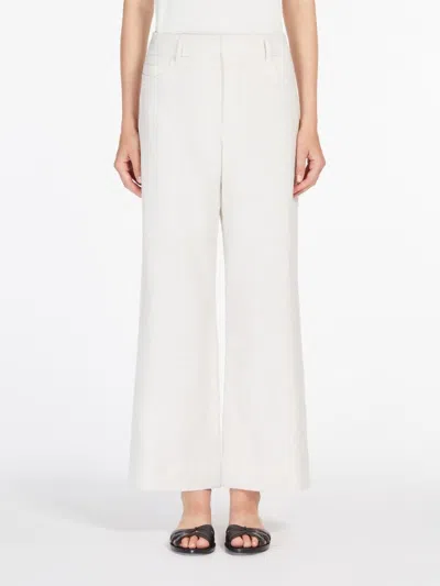 S Max Mara Virna Long Trouser Ecru