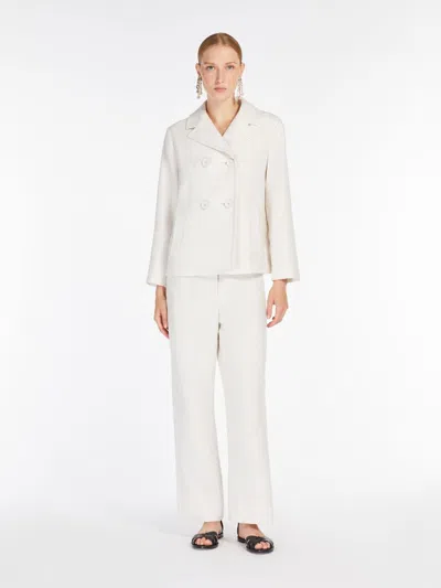 S Max Mara Virna Long Trouser Ecru