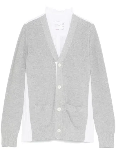 Shop Sacai V-necked Cardigan