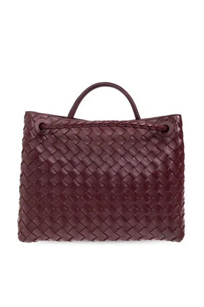 Bottega Veneta Medium Andiamo Bag In Wine Red