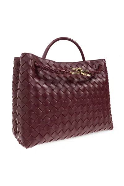 Bottega Veneta Medium Andiamo Bag In Wine Red